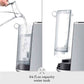 Breville Bambino Plus espresso machine in brushed stainless steel with programmable control and Thermojet heating system