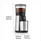 OXO Brew Conical Burr Coffee Grinder with stainless steel burrs and 15 grind settings
