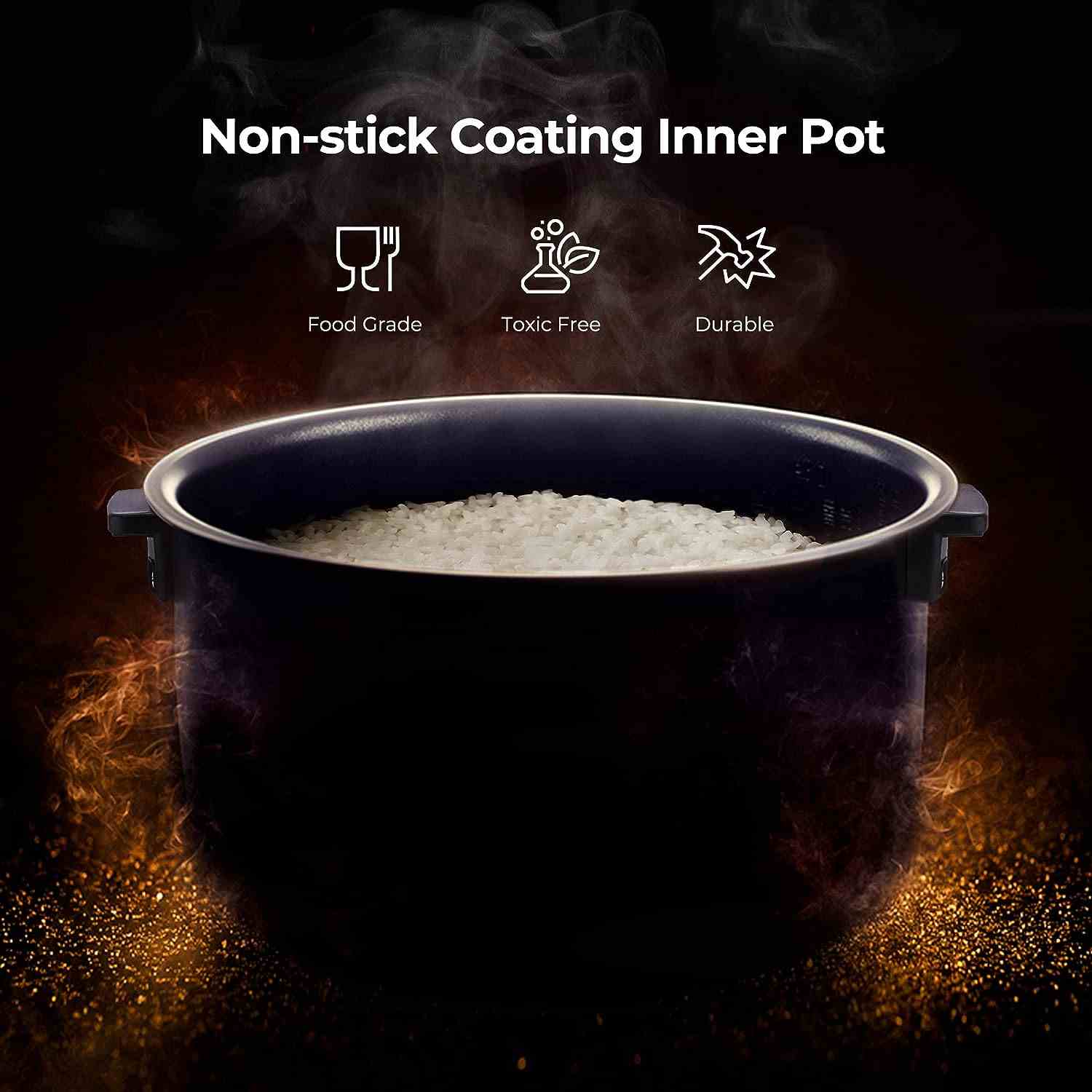 Cuckoo CR-1020FW 10-cup rice cooker with 16 cooking modes and LED touch panel