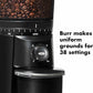 OXO Brew Conical Burr Coffee Grinder with 15 grind settings and stainless-steel burrs