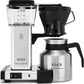 Technivorm Moccamaster KBT Manual drip stop coffee maker with thermal carafe brewing coffee