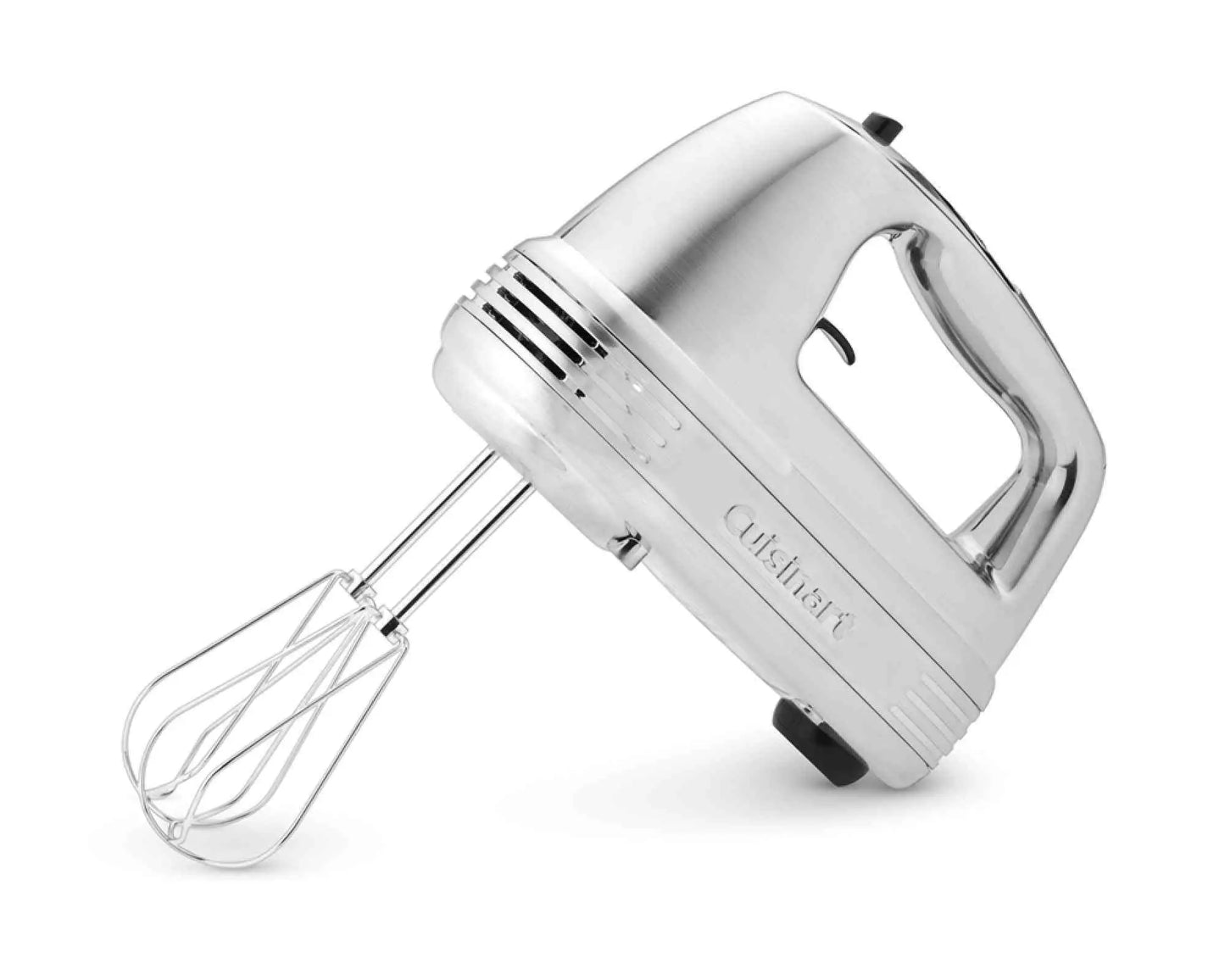 Cuisinart HM-90BCS Power Advantage Plus 9-speed silver handheld mixer with storage case and attachments