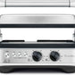 Breville BGR700BSS electric grill with reversible ceramic plates and one-touch presets for panini, burger, and sear cooking