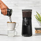 OXO Brew Conical Burr Coffee Grinder with stainless-steel burrs and 15 grind size settings for fresh coffee beans