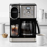 Cuisinart Coffee Maker 2-in-1 with 12-cup glass carafe and single-serve brew options