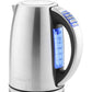 Cuisinart 1.7-Liter cordless stainless steel electric kettle with six preset temperatures and blue LED controls