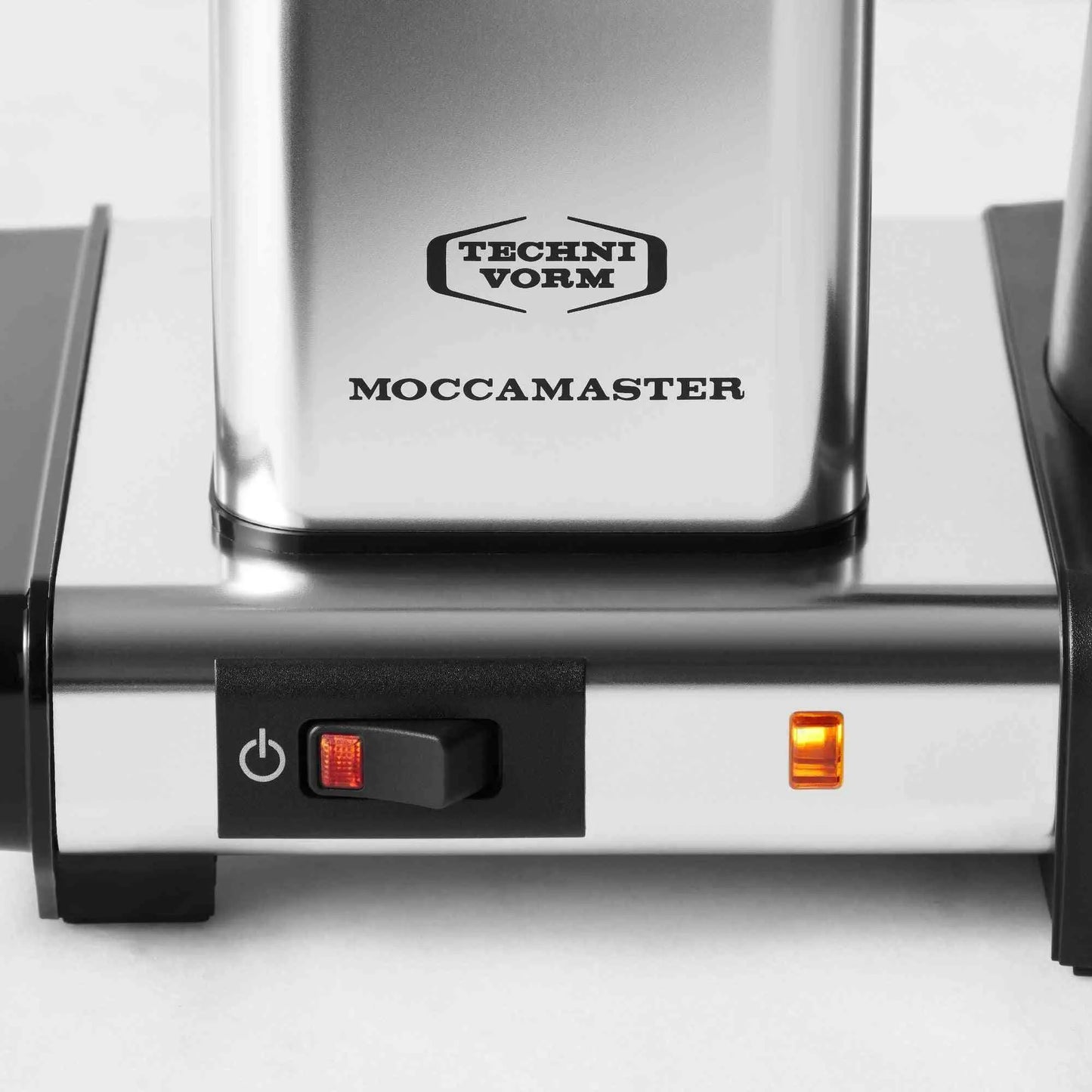 Technivorm Moccamaster KBT manual drip stop coffee maker with thermal carafe and copper heating element brewing coffee