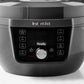 Instant Pot RIO Wide Plus 7.5-qt pressure cooker with wide base, 9-in-1 functions, customizable smart programs, and whisper-quiet steam release.