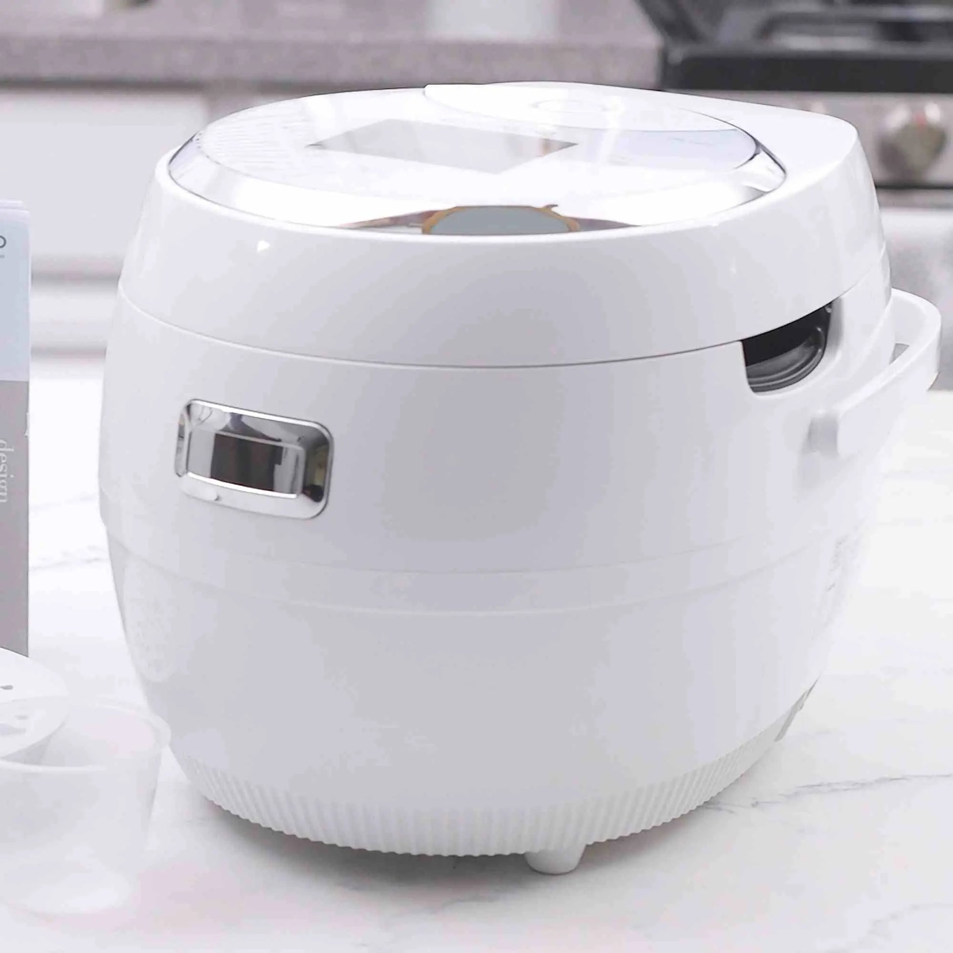Cuckoo CR-1020FW 10-cup rice cooker with 16 menu options and LED touch panel