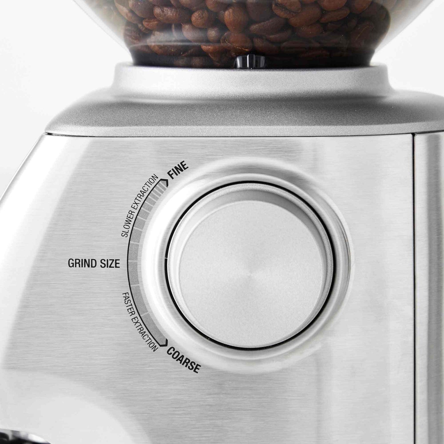 Breville Smart Grinder Pro stainless steel coffee bean grinder with LCD screen and 60 grind settings