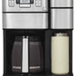 Cuisinart SS-GB1 Coffee Center with built-in grinder, single-serve and 12-cup carafe brewer, stainless steel design, and reusable filter