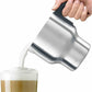Breville BMF600XL Milk Cafe Milk Electric Frother with stainless steel body and temperature dial
