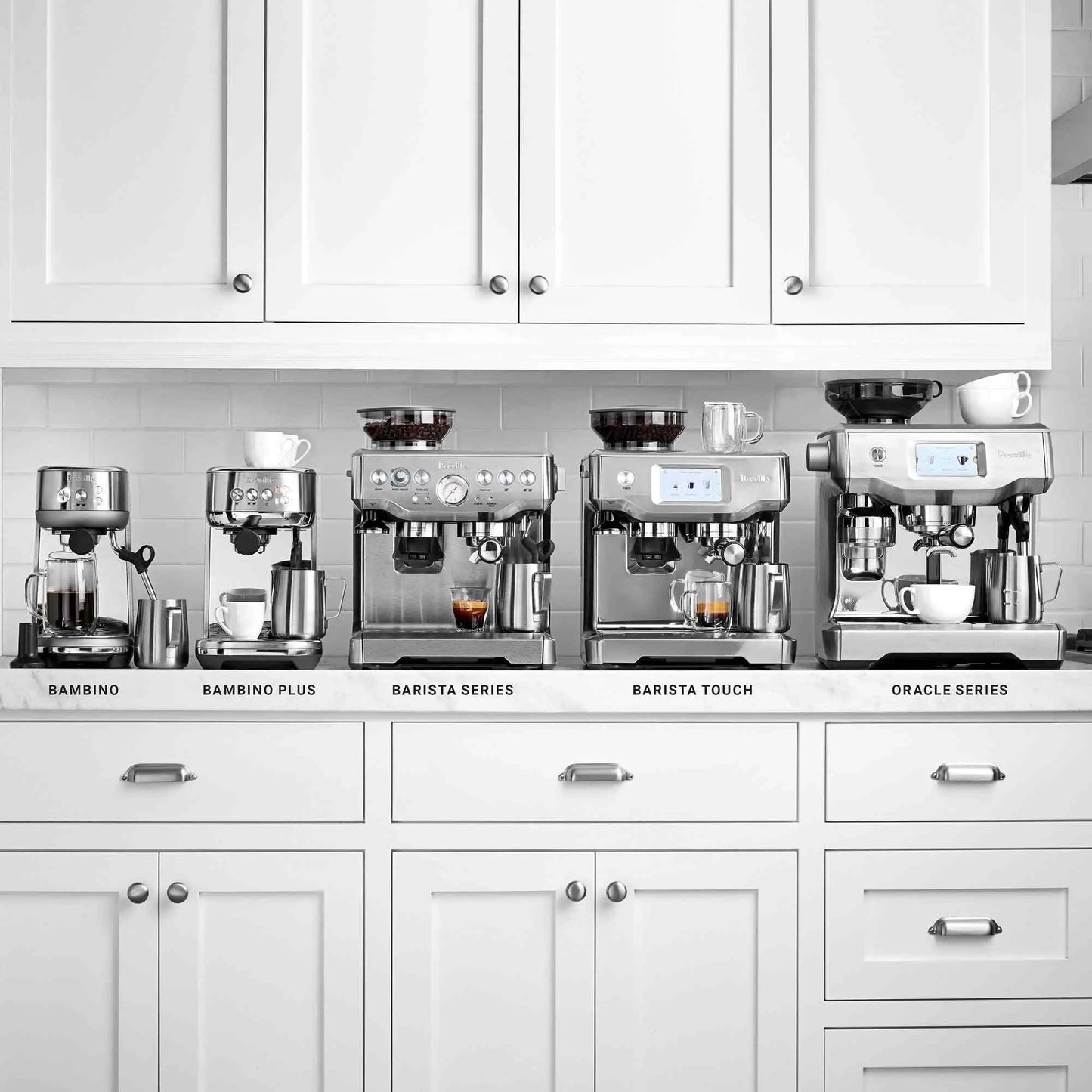 Breville Barista Touch Impress espresso machine with grinder and touchscreen interface