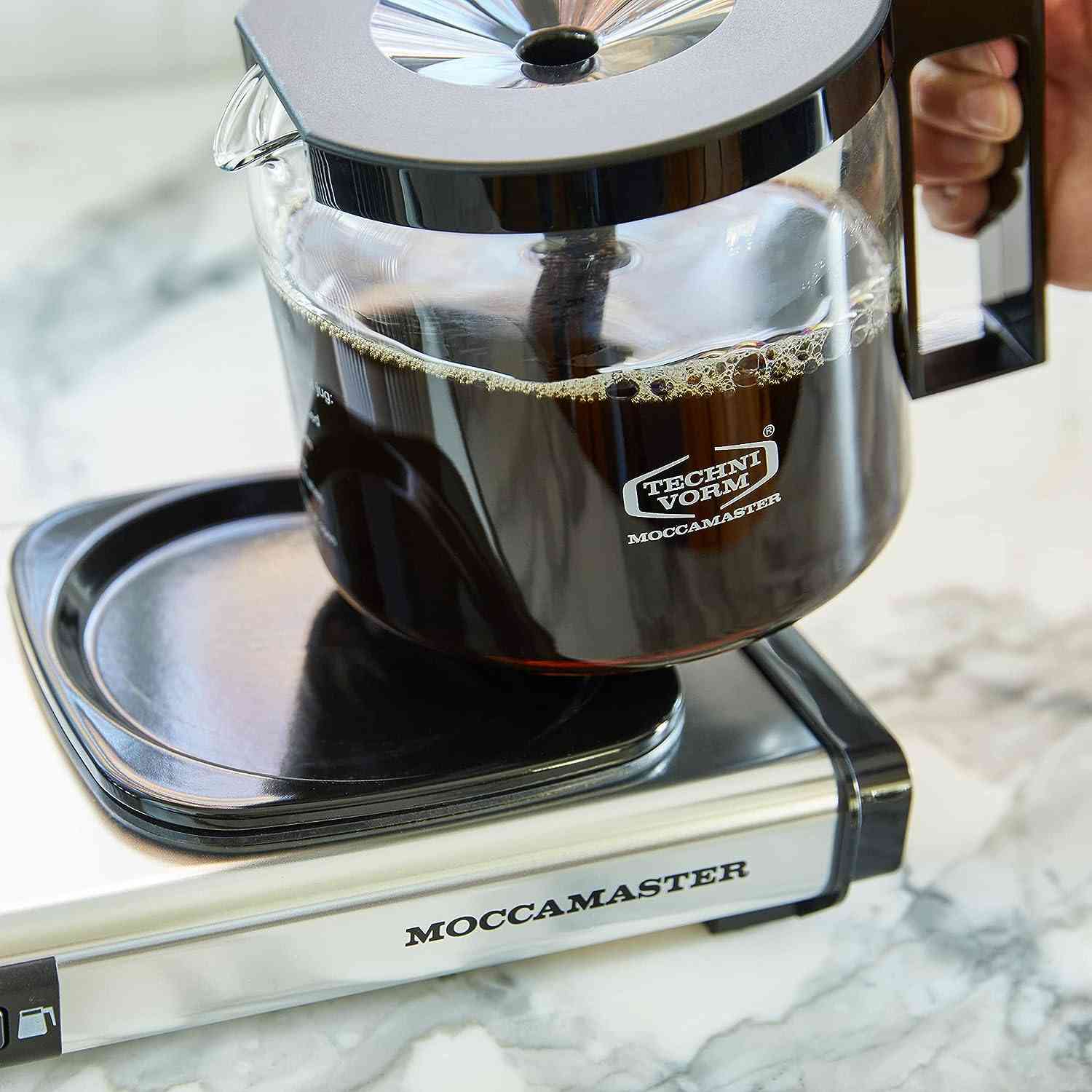 Technivorm Moccamaster KBGV Select 10-cup coffee maker with brew-volume selector and glass carafe