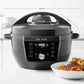 Instant Pot RIO Wide Plus 7.5-Qt pressure cooker with wide base, 9-in-1 functions, customizable smart programs, and whisper-quiet steam release