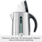 Breville Variable-Temperature Tea & Coffee Kettle with 7.5 cup capacity and 5 temperature settings for optimal brewing