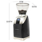 Baratza Virtuoso+ conical burr coffee grinder with digital timer and 40 grind settings for precise brewing