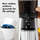 OXO Brew Conical Burr Coffee Grinder with 15 grind settings and stainless-steel burrs
