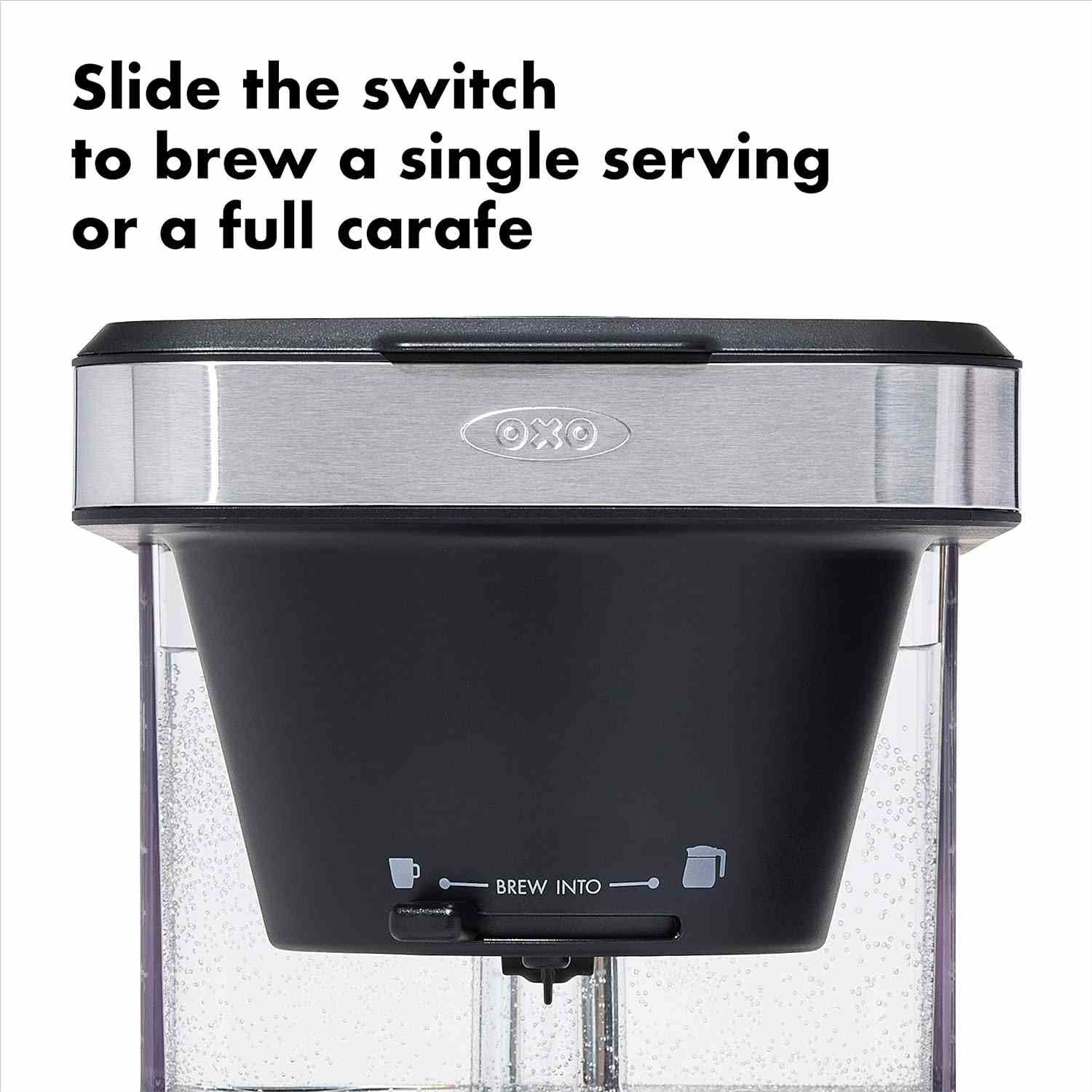 OXO Brew 8 Cup Coffee Maker stainless steel with thermal carafe and precision brewing system